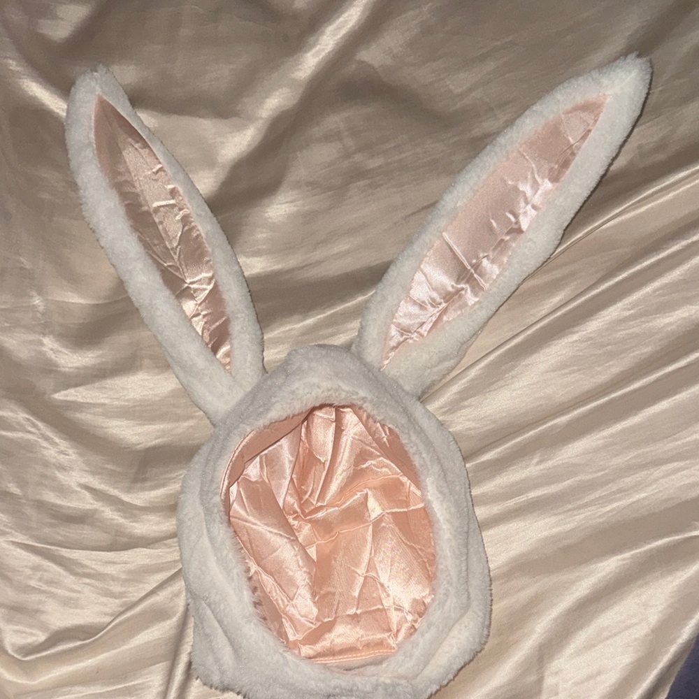Bunny Ear Hat white
